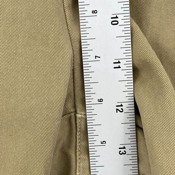 Brooks Brothers Pants Mens 36 X 30 Khaki Pleated Front Cuffed Straight Leg - Picture 7 of 10